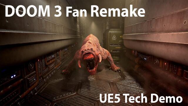 [UE5] DOOM 3 Fan Remake