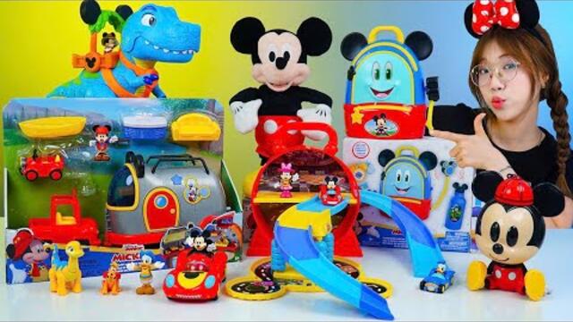 Mickey ASMR 🐭Satisfying with Unboxing Mickey Mouse Funhouse Big Dinosaur Playset | Review Toys ASMR