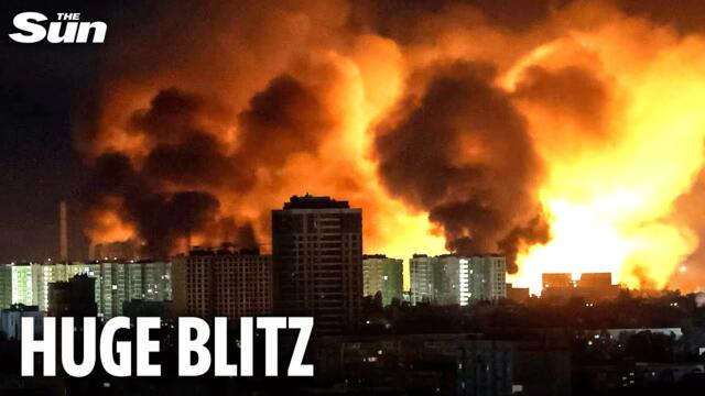 Putin strikes Kyiv with 250 drones & 14 missiles in one of war's biggest attacks