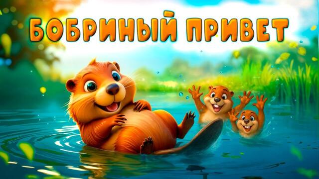 Бобриный привет | Весёлая песенка про бобров 🦫 |  Наталия Лансере