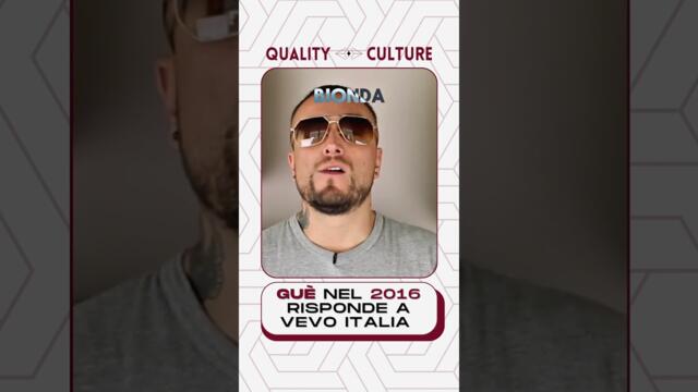 Gue risponde alle domande di Vevo Italia, 2016. #guè #rap #vevo #qna #2016