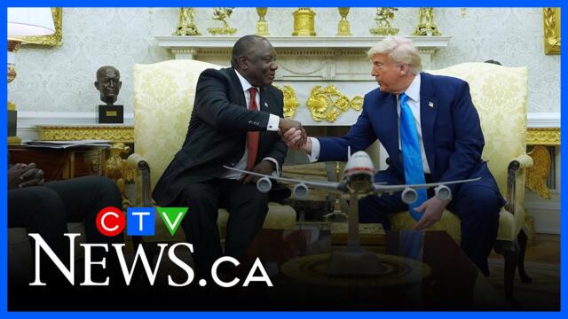 Trump's meeting with South Africa's president devolves into another extraordinary confrontation