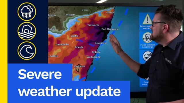 Severe Weather Update 20 May 2025:  Heavy rain causing major flooding in NSW