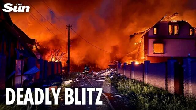 Putin launches war’s biggest air attack blitzing Ukraine with 367 missiles