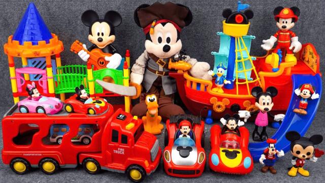 Satisfying with Unboxing Disney Junior Mickey Mouse Castle Pirate Ship Playset | Review Toys ASMR