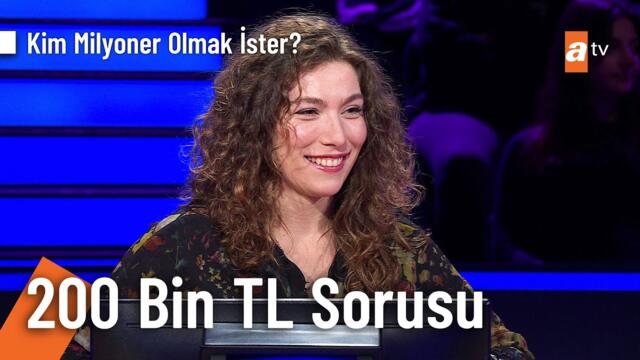 Çağla Taşdelen 200 bin TL değerindeki soruya ne cevap verdi? - Kim Milyoner Olmak İster? 1145. Bölüm