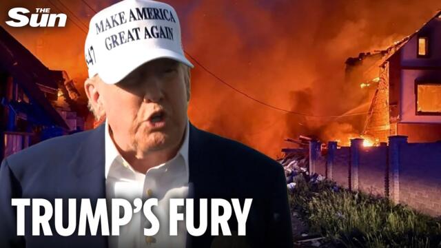 Trump brands Putin ‘CRAZY’ after Vlad launches biggest strike on Ukraine