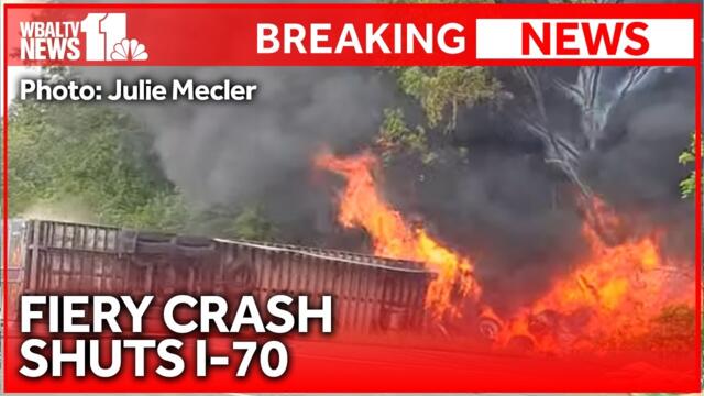 Major crash shuts I-70 in Frederick County