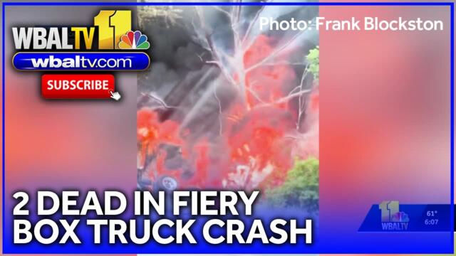 2 box truck passengers dead in fiery crash on I-70