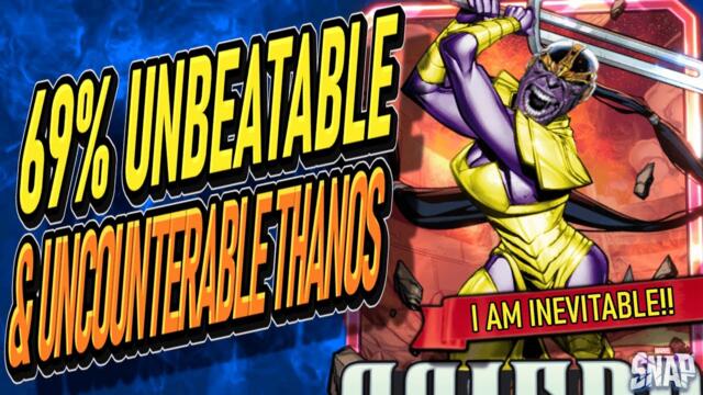 This Unbeatable Thanos Deck Counters the WHOLE META! 69% WR Marvel Snap with BG AI Audio