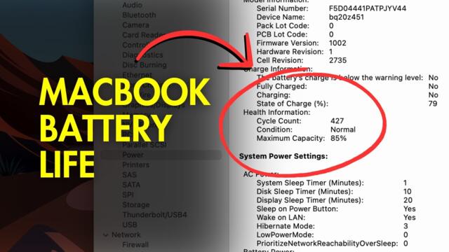 How to Check Battery Cycles Count, Health and Battery Capacity on Your Mac?