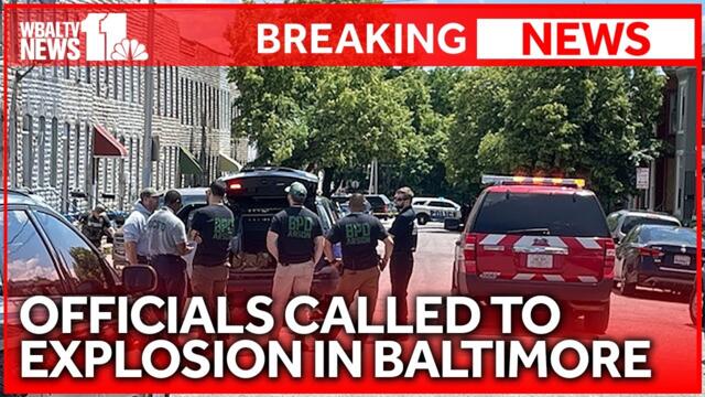Police: Man in custody after report of explosion in Baltimore