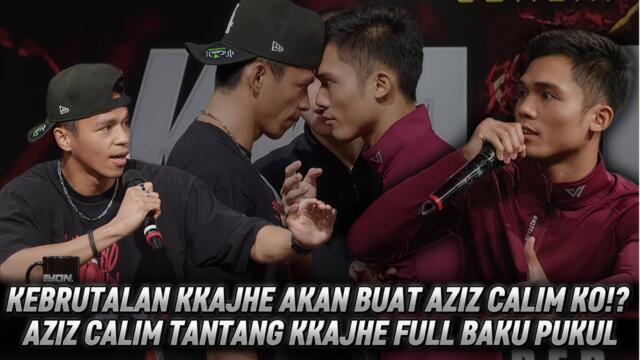 PERSCONFERENCE TERPANAS AZIZ CALIM VS KKAJHE SALING SINDIR‼️KKAJHE PANAS INGIN BAKU PUKUL DITEMPAT