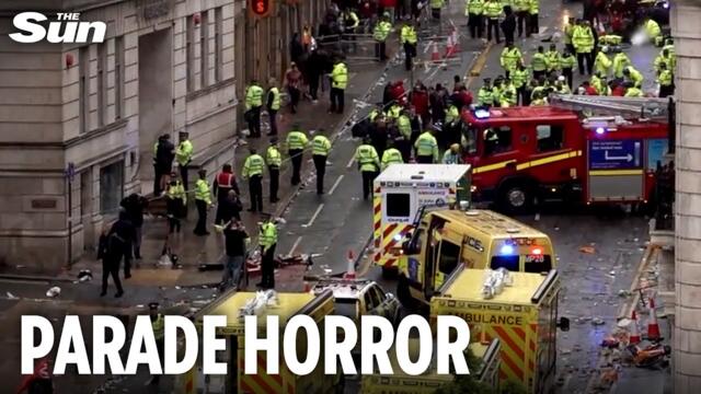 Four kids among 47 injured after man 'ploughed' car into Liverpool FC parade