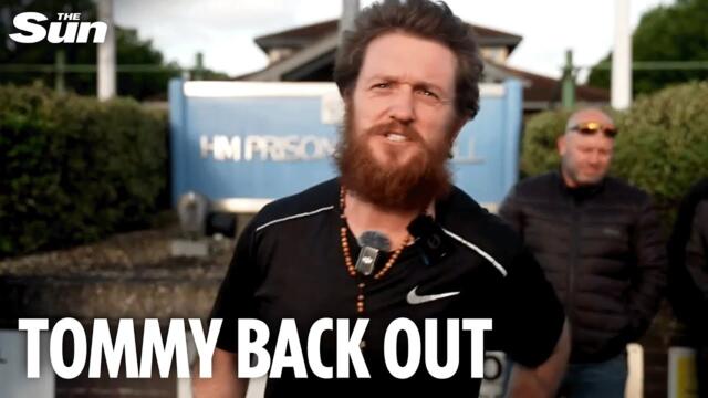 Tommy Robinson walks FREE from jail early after ‘getting death threats inside’