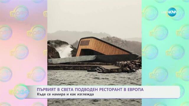 Първият в света подводен ресторант в Европа - „На кафе“ (27.05.2025)