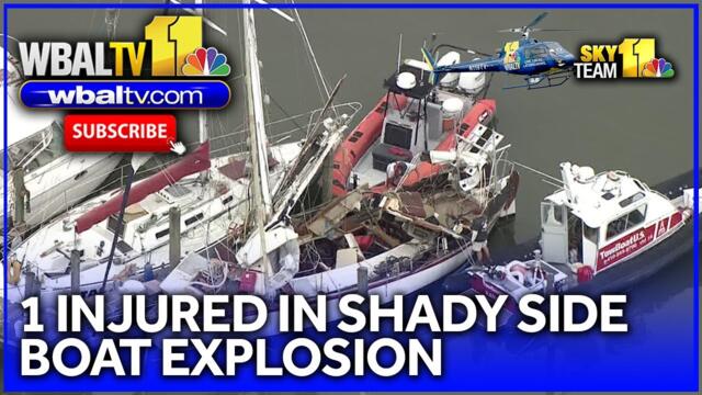 1 injured in Shady Side boat explosion