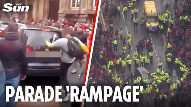 Driver held over attempted murder & drug driving after car injured 65 in Liverpool parade horror