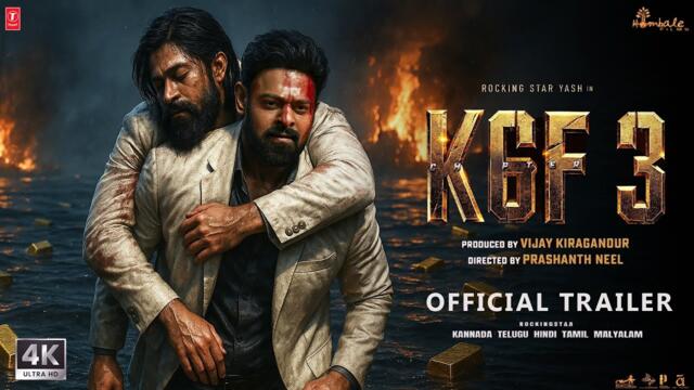 K.G.F: Chapter 3 - Trailer | Rocking Star Yash | Prabhas | Ravi Basrur | Prashanth Neel | Rocky