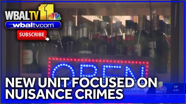 New unit looks to reduce nuisance crimes