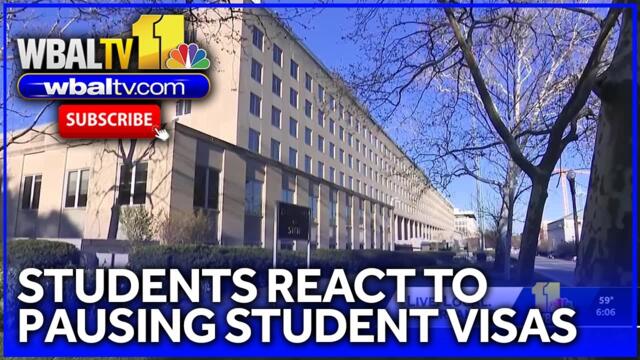 Students react to pausing of new student visas