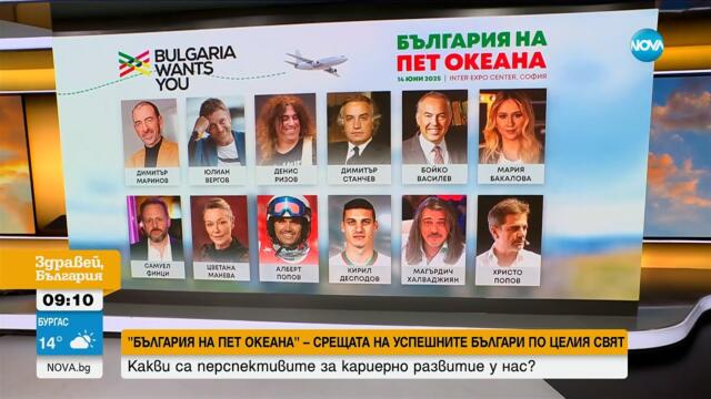 Иван Христов за срещата на успешните българи по целия свят „България на пет океана“