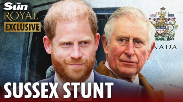 If Harry thought his China stunt would overshadow the King's Canada trip he was sorely mistaken