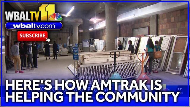 Amtrak works to preserve historic materials throughout construction