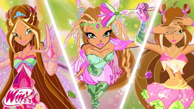 Winx Club Evolution | FLORA: all the Powers and Transformations! 🌸 ✨