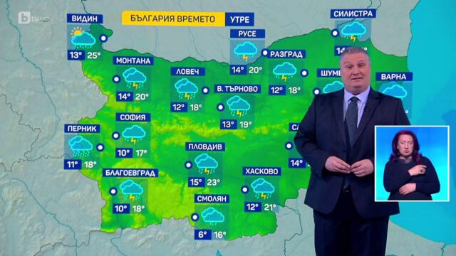 bTV Времето (29.05.2025 г. – централна емисия)