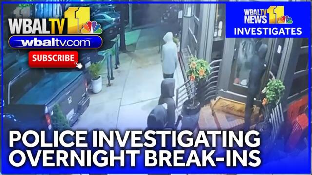Police investigating multiple overnight break-ins