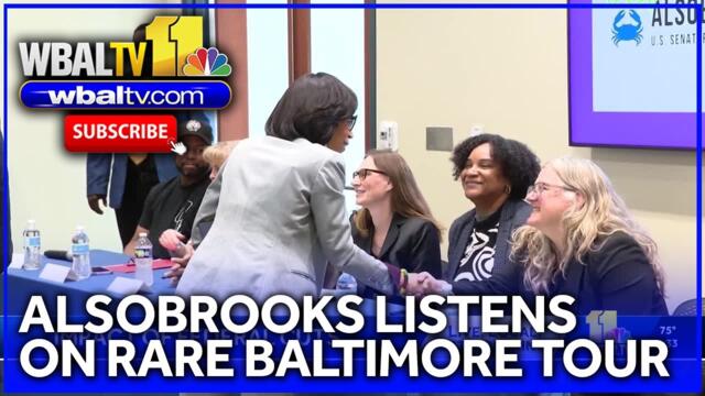 Alsobrooks heads on listening tour in Baltimore