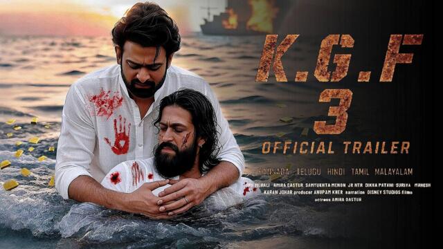 K.G.F: Chapter 3 - Official Trailer | Rocking Star Yash | Prabhas | Ravi Basrur | Prashanth Neel