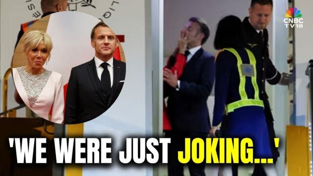 French President Macron Denies 'Domestic Dispute' After Video Shows Wife Shoving His Face Away |N18G