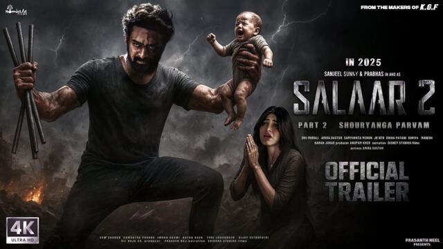 Salaar: Part 2 - Shouryanga Parvam | Official Trailer | Prabhas | Prashanth Neel | Prithviraj | 2024