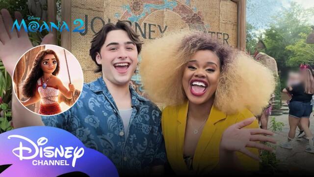 A Special Look at Moana 2 with the Cast of Descendants: The Rise of Red | @disneychannelanimation
