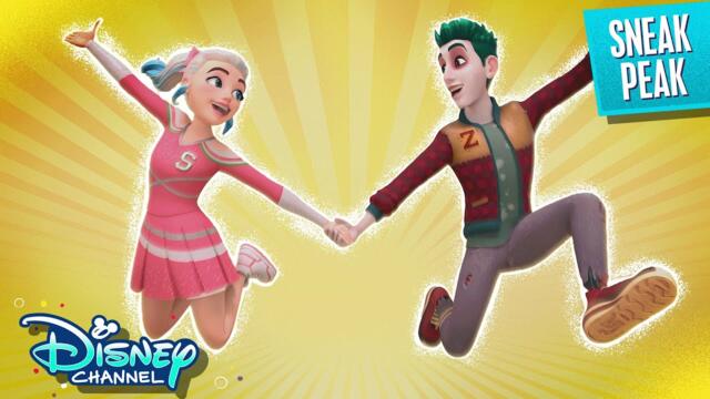 ZOMBIES: The Re-Animated Series: Sneak Shriek! 🧟 | Sneak Peek | NEW SERIES | @disneychannelanimation