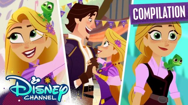 Every Rapunzel's Tangled Adventure Song in Order! 👑🎶 | Compilation | @disneychannelanimation