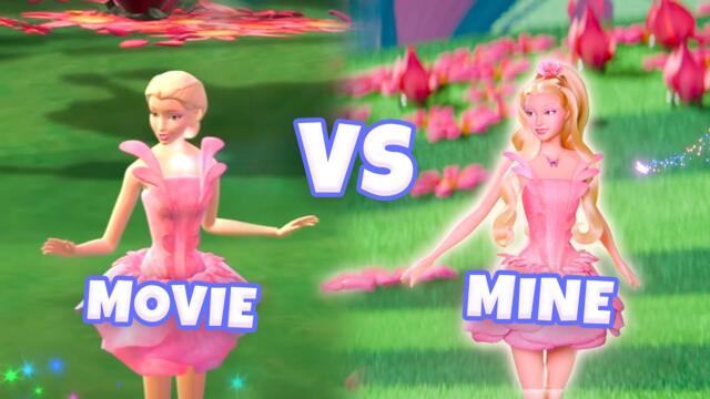 Me Recreating Barbie Fairytopia Elina gets her Wings screen!