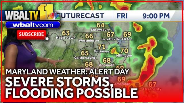 Severe storms, heavy rain, flooding possible | Alert Day