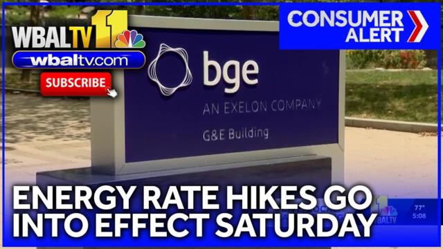 Energy rate increases go into effect on June 1