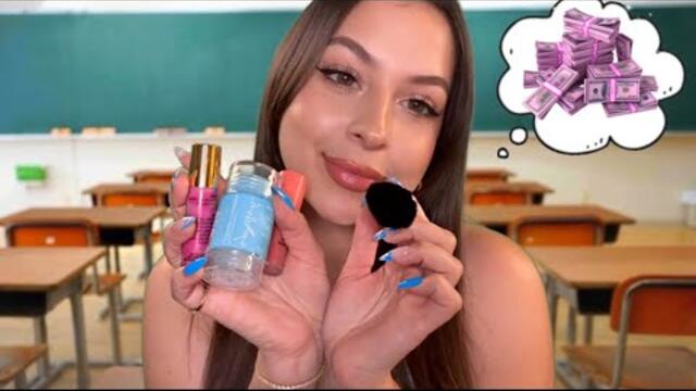 ASMR Mean girl scams you in class...again🥲💄