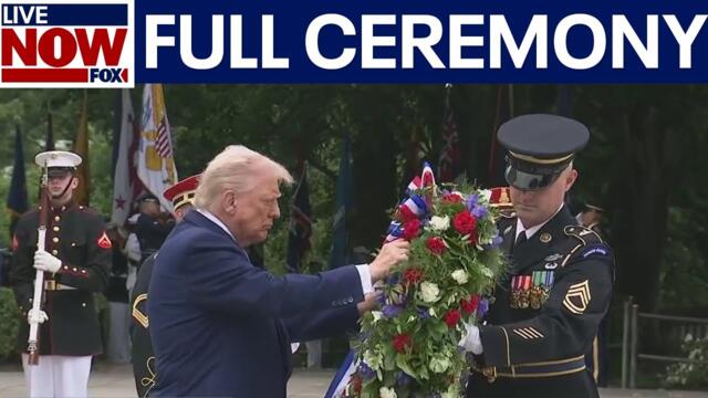 President Trump marks Memorial Day at Arlington National Cemetery