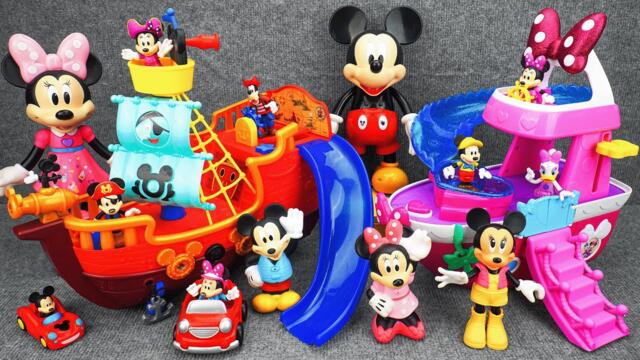 Satisfying with Unboxing Disney Mickey Mouse Treasure Adventure Pirate Ship | Review Toys ASMR
