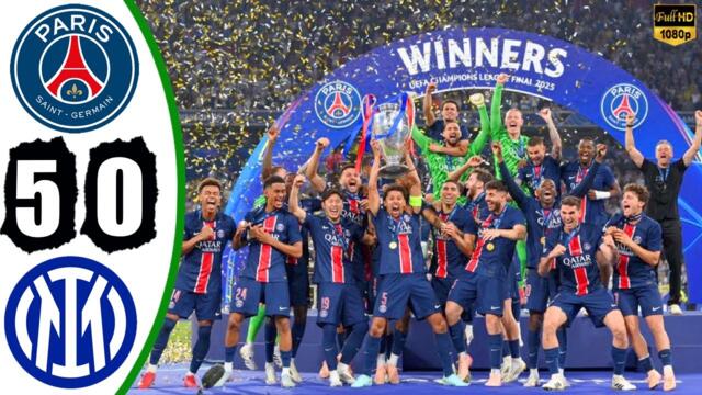 PSG vs Inter Milan 5-0 Highlights & All Goals 2025 HD
