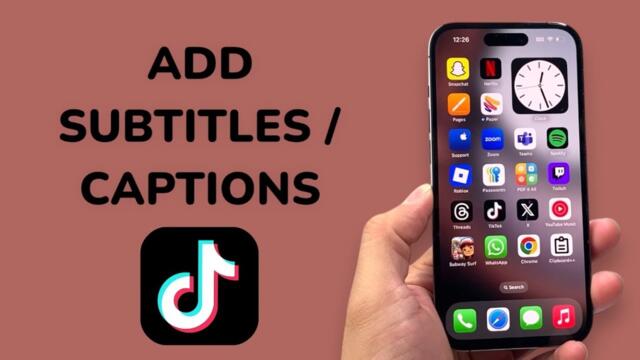 How To Add Subtitles / Captions To TikTok Videos?