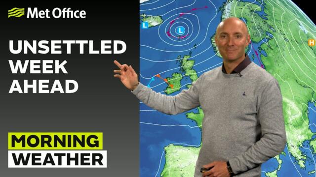 26/05/2025 - Heavy showers continuing - Morning Weather Forecast UK – Met Office Weather