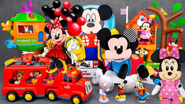 11 minutes Satisfying unboxing Disney Mickey Mouse Treehouse Adventure set| Review ASMR Toys ASMR