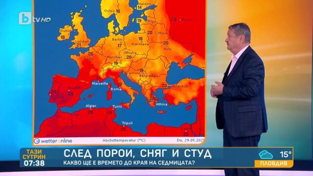 Проф. Георги Рачев: От събота трупешката скачаме в лятото (27.05.2025)