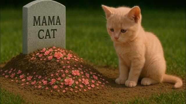 No Rest, Mama Cat Dies After Long Exhausting Journey
